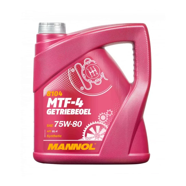Трансмиссионное масло MANNOL MTF-4 GETRIEBEOEL SAE 75W-80 4л (MN8104-4)