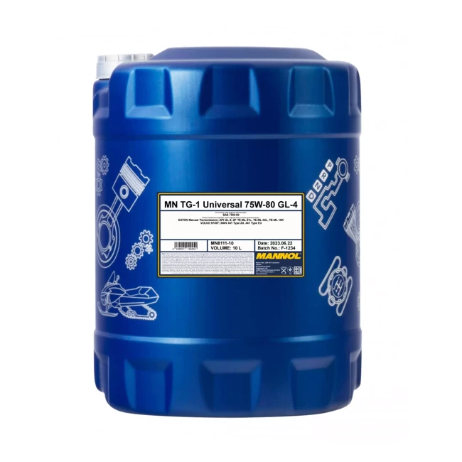 Трансмиссионное масло MANNOL TG-1 Universal GL-4 75W-80 10л (MN8111-10)