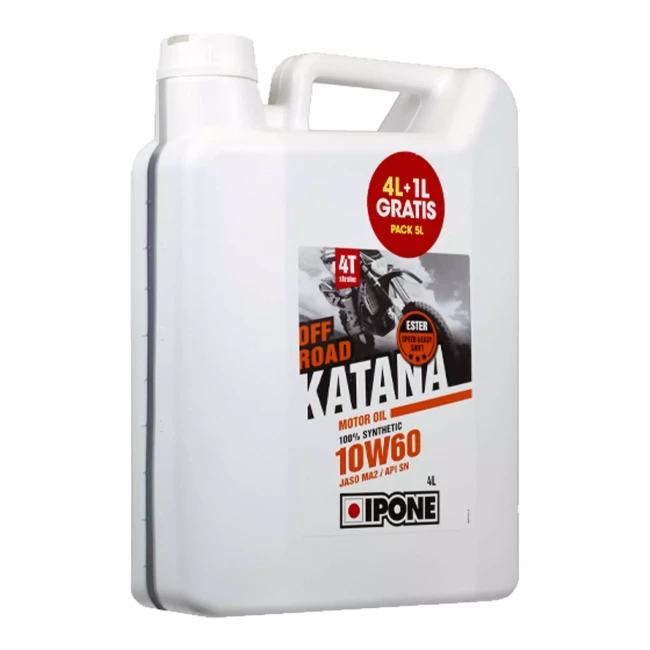 Моторное масло Ipone OFF Road Katana 4Т 10W-60 4+1л (800021) Моторное масло Ipone OFF Road Katana 4Т 10W-60 4+1л (800021)