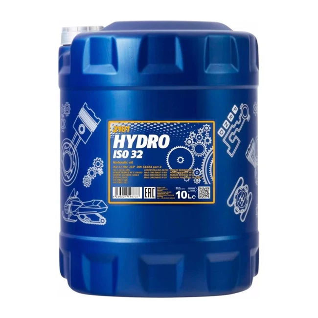 Гидравлическое масло MANNOL Hydro Hydraulic Oil ISO 32 10л (MN2101-10)