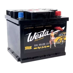 Автомобильный аккумулятор Westa 6CT-50 АзЕ