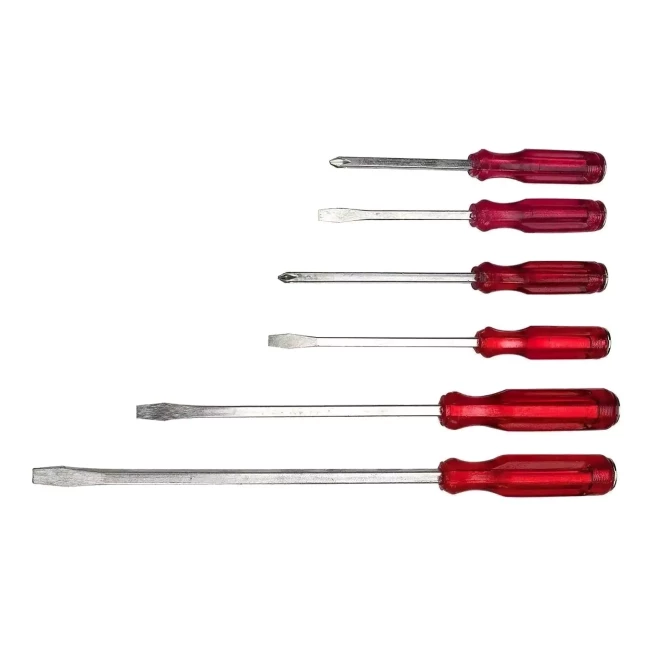 Набір викруток Top Tools ударні 6 шт (39D104)