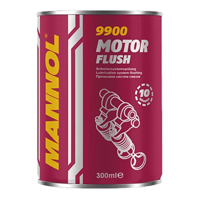 Очищувач системи мастила MANNOL 9900 Motor Flush 10 min 0,30 л Metal (MN9900-030ME)