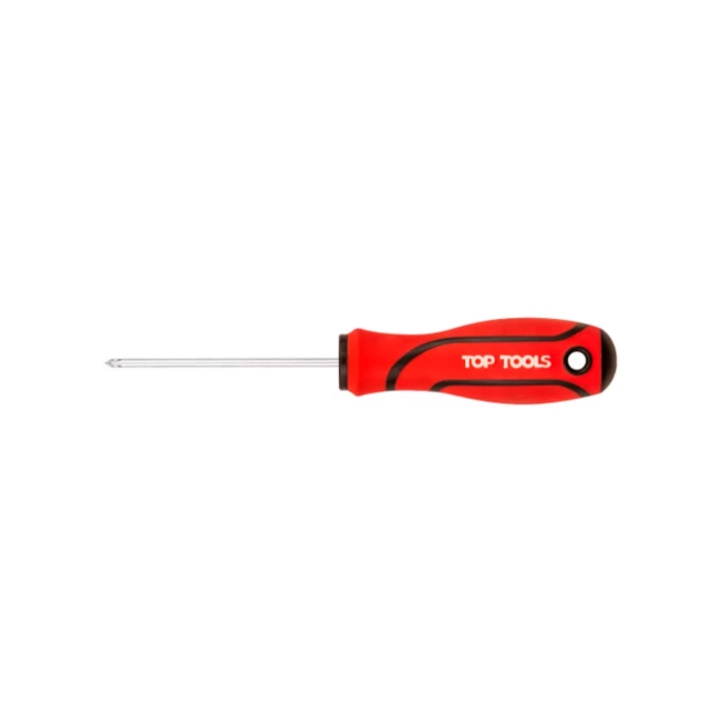 Викрутка Top Tools хрестова PH1 x 75 мм (39D017)