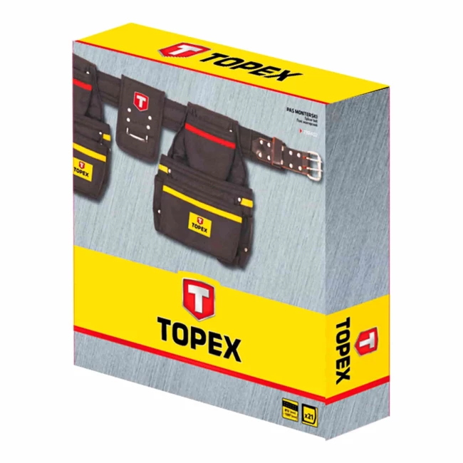 Пояс монтажника TOPEX, 21 карман (79R402)