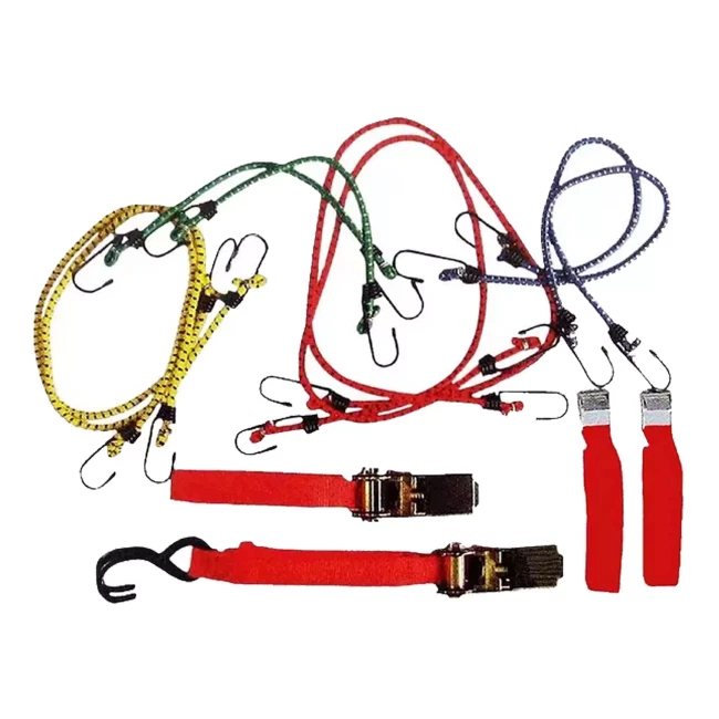 Ремни и резинки для стяжки багажа Top Tools 12 шт (97X206) Ремни и резинки для стяжки багажа Top Tools 12 шт (97X206)