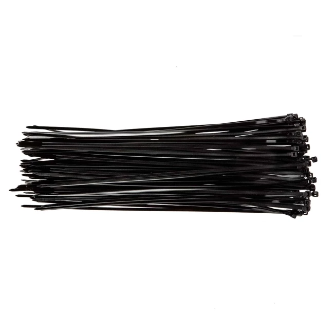 Хомути TOPEX 4,8x370 мм, 75 шт. чорні (44E982) Хомути TOPEX 4,8x370 мм, 75 шт. чорні (44E982)