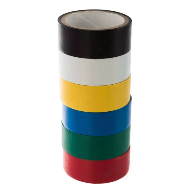 Набор лент Top Tools изоляционная 3 м x 19 мм 6 шт (24B115)