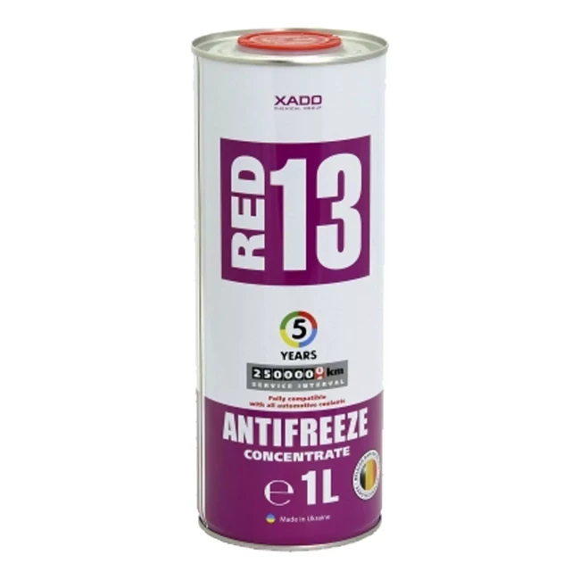 Антифриз XADO G13 -80 °C красный 1л (ХА 50012) Антифриз XADO G13 -80 °C красный 1л (ХА 50012)