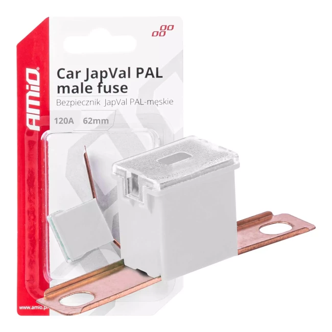 Предохранитель AMiO JAPVAL PAL 62mm Bent Male Fuse 120A (03434/034347)