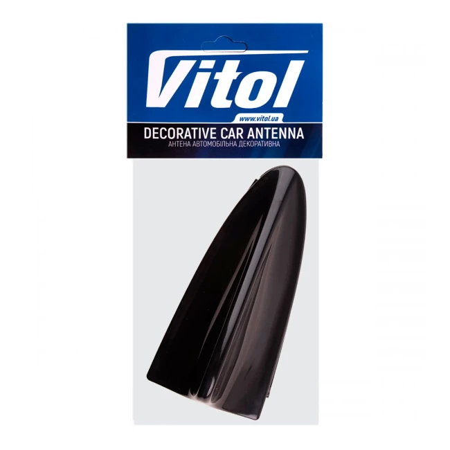 Антенна декоративная Vitol "плавник" черная (61695)