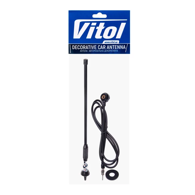 Антена врізна в дах Vitol 0,4 м (61015)