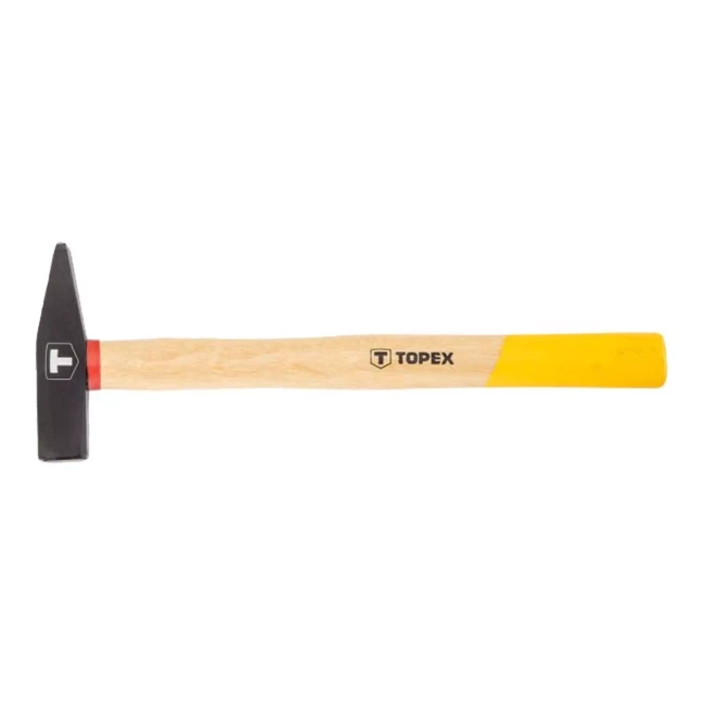 Молоток столярный TOPEX 200 г, рукоятка из ясеня (02A402)