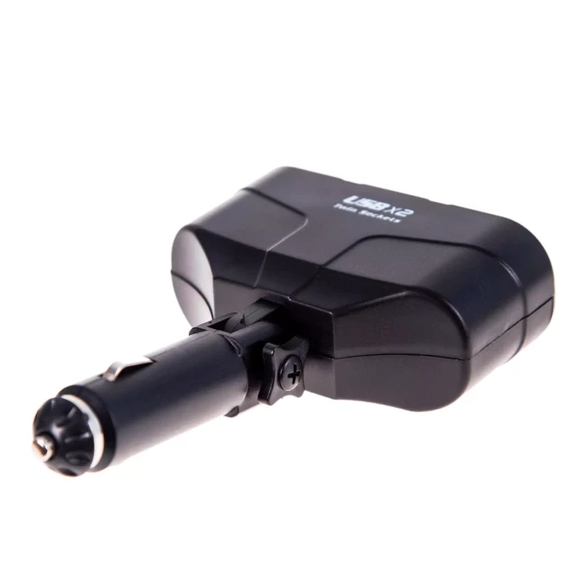 Разветвитель прикуривателя VOIN 1500mA 12/24V 2USB (WF-0668/003)
