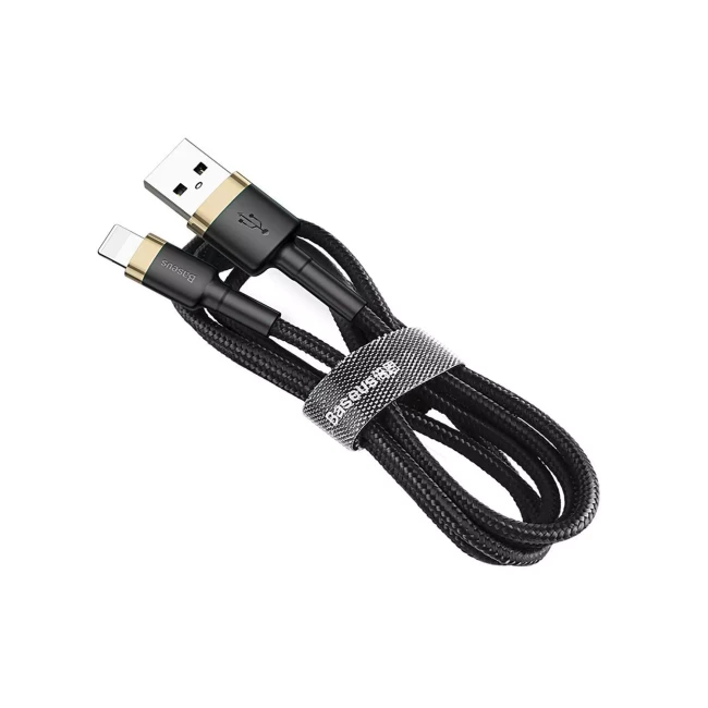 Кабель Baseus USB to Lightning 2.4A 1m черный (CALKLF-BV1)