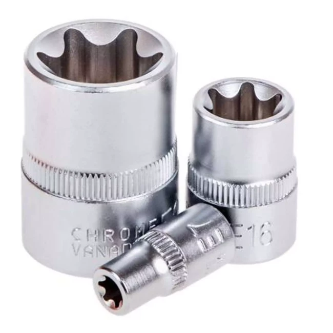 Набор головок Alloid торкс 1/4"-3/8"-1/2"DR, Е4-Е24, 14 предм.