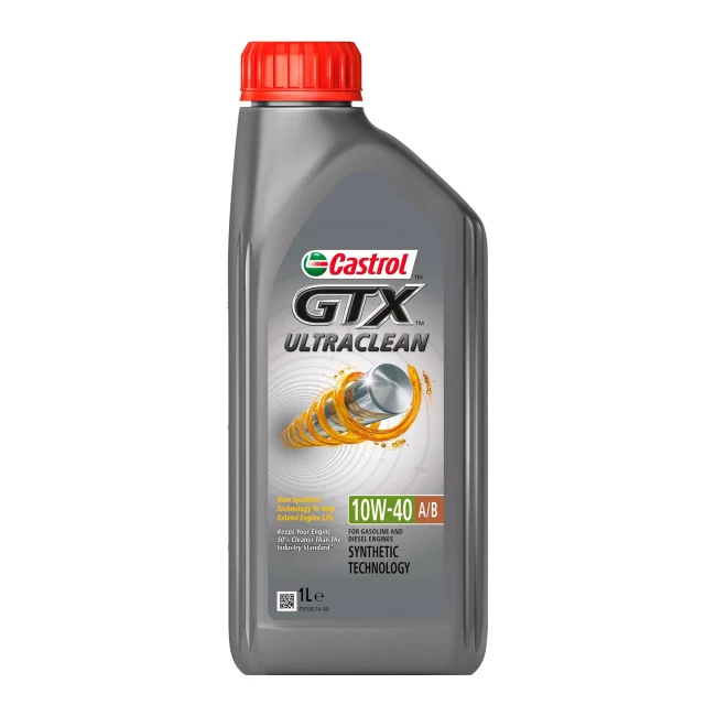 Моторное масло Castrol GTX Ultraclean 10W-40 A3/B4 1л Моторное масло Castrol GTX Ultraclean 10W-40 A3/B4 1л