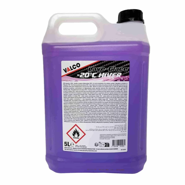 Незамерзающая жидкость в бачок стеклоомывателя Valco LG-20°C 5л (PF009009)