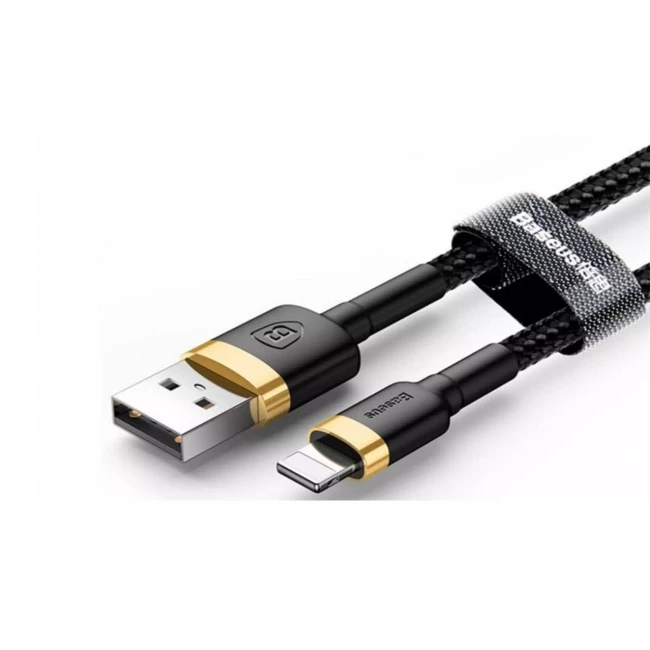 Кабель Baseus USB to Lightning 2.4A 1m черный (CALKLF-BV1)