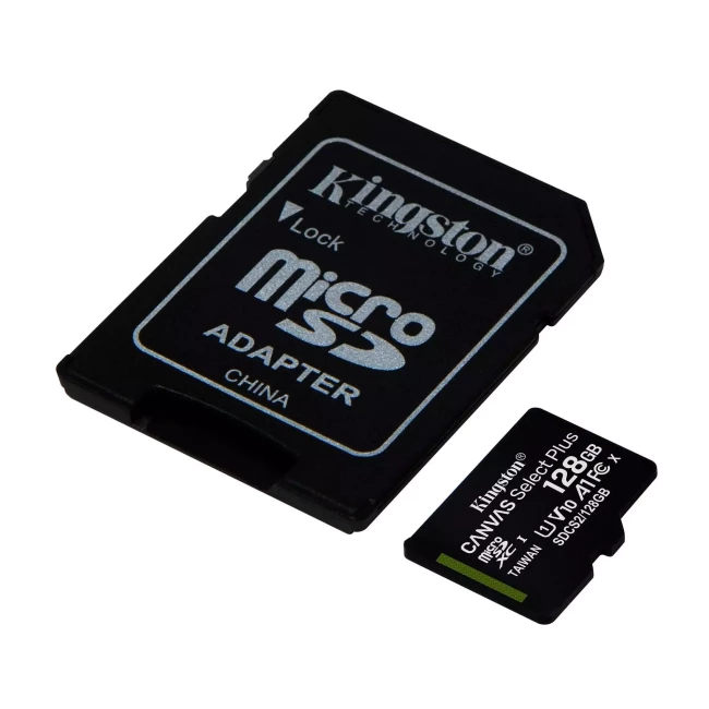 Карта пам'яті Kingston microSDXC UHS-I 100R A1 128GB class 10
