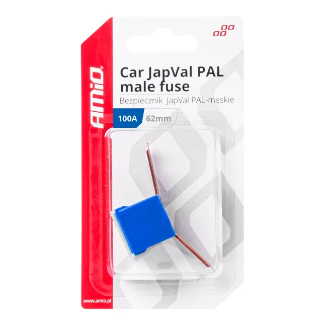 Предохранитель AMiO JAPVAL PAL 62mm Bent Male Fuse 100A (03433/034330)