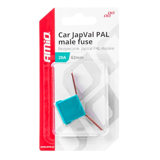 Предохранитель AMiO JAPVAL PAL 62mm Bent Male Fuse 20A (03426/034262)