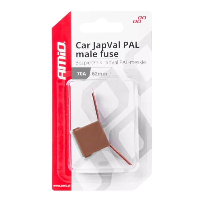 Предохранитель Amio JAPVAL PAL 62mm Bent Male Fuse 70A (03431) (034316)
