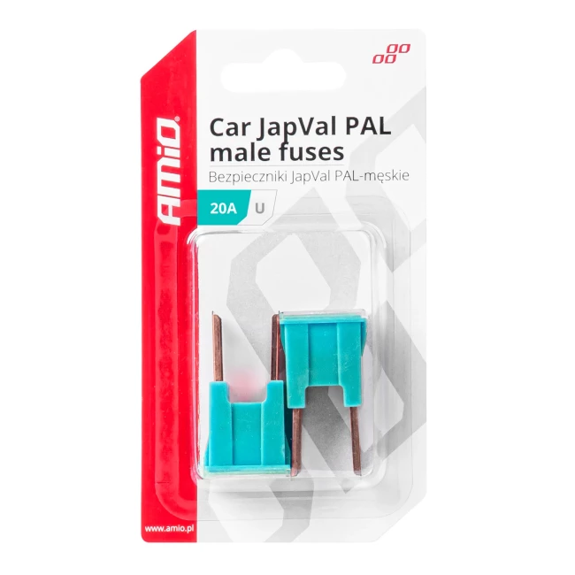 Предохранитель AMiO JAPVAL PAL U Straight Male Fuse 2шт. 20A (03405/034057)