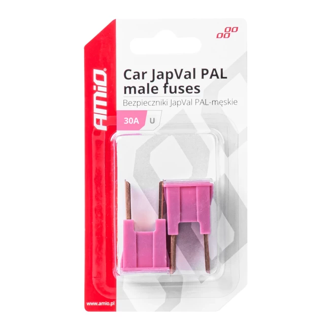 Предохранитель AMiO JAPVAL PAL U Straight Male Fuse 2шт. 30A (03406/034064)