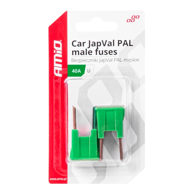 Предохранитель AMiO JAPVAL PAL U Straight Male Fuse 2шт. 40A (03407/034071)