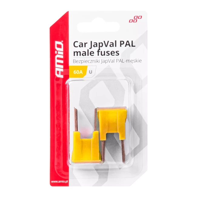 Предохранитель AMiO JAPVAL PAL U Straight Male Fuse 2шт. 60A (03409/034095)