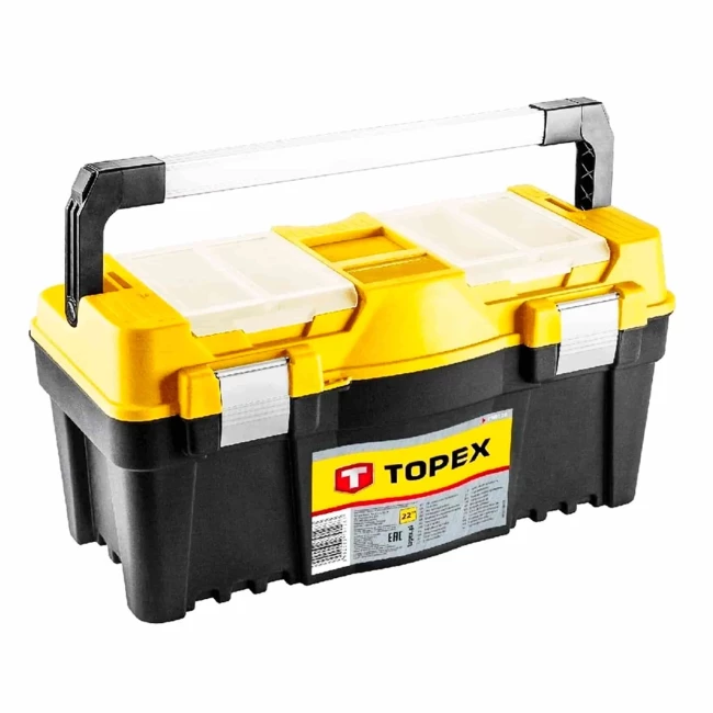 Ящик для инструмента TOPEX 25", с алюмиевой ручкой (79R129)