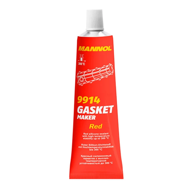Формирователь прокладок MANNOL Silicone-Gasket rot 85г (9914)