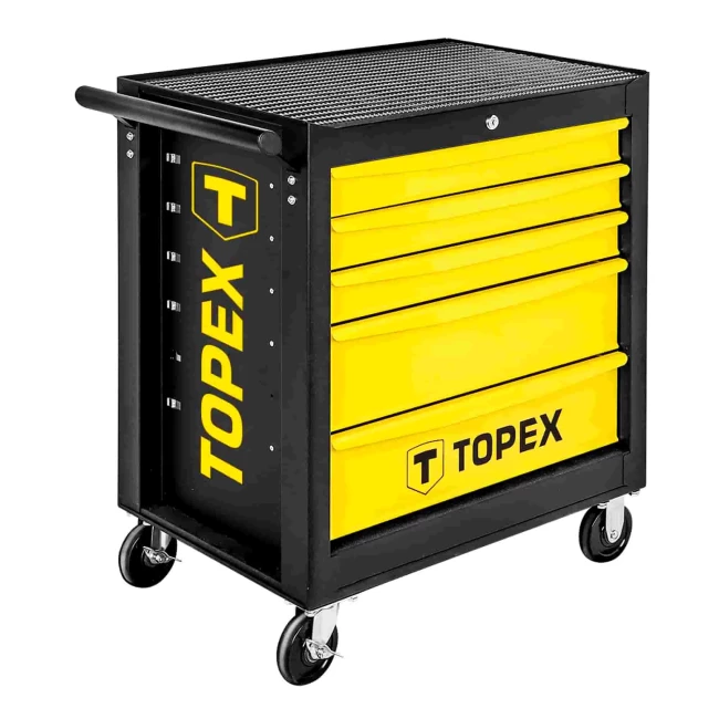 Тележка для инструмента TOPEX, 5 выдвижных ящиков (79R501) Тележка для инструмента TOPEX, 5 выдвижных ящиков (79R501)