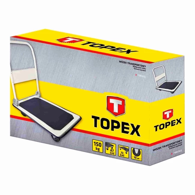 Тележка универсальная грузовая TOPEX, 150 кг (79R301)