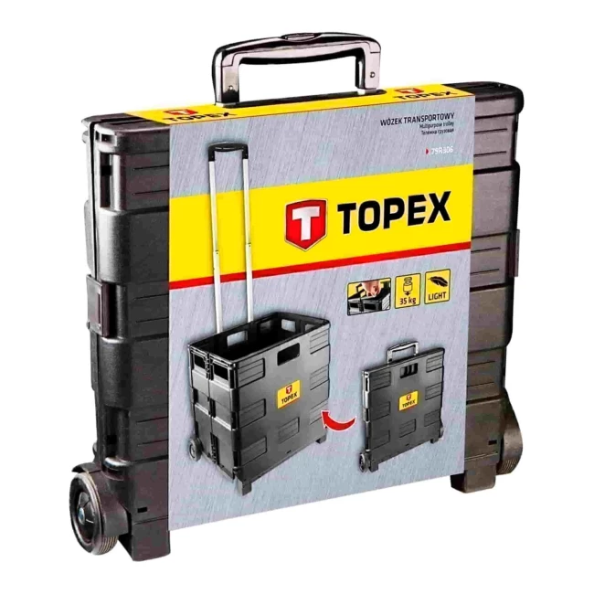 Тележка универсальная грузовая TOPEX, складная, 35 кг (79R306)