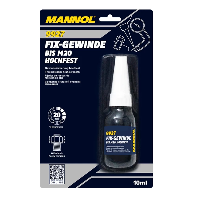 Фіксатор різьблення MANNOL Fix-Gewinde hochfest 10мл (9927)