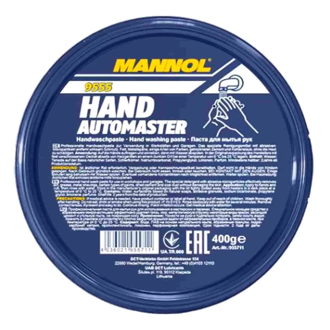 Паста для рук MANNOL Automaster Hand Gel 400мл (9555)