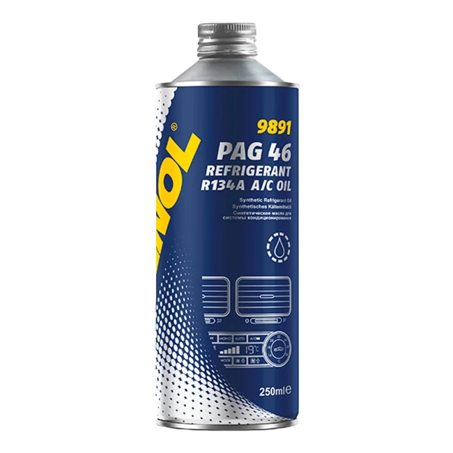 Універсальне мастило для компресора MANNOL PAG 46 Refrigerant oil 250мл (9891)