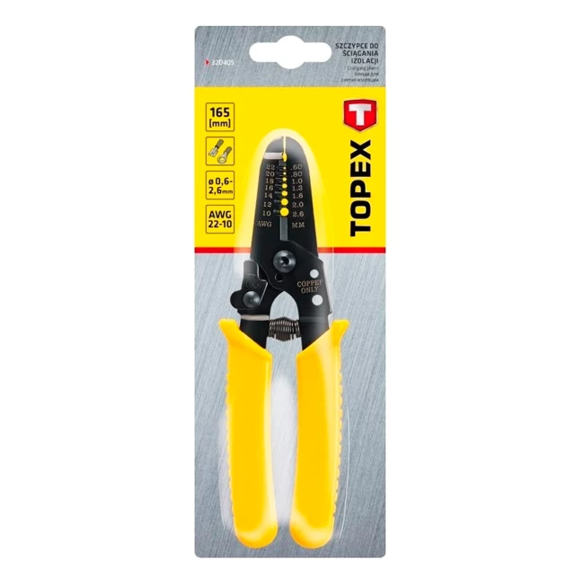 Съемник изоляции TOPEX 165 мм (32D405)