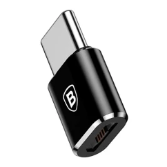 Адаптер Baseus OTG Micro USB to Type-C чорний (CAMOTG-01) (109180)