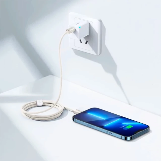 Кабель Baseus Crystal Shine Series Type-C to Lightning 20W 1.2м розовый (CAJY001304) (808946)