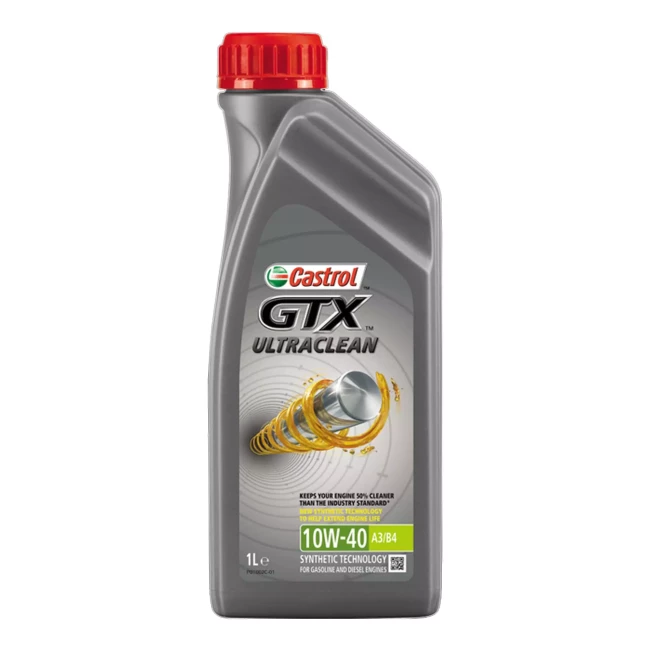 Моторное масло Castrol GTX Ultraclean 10W-40 A3/B4 1л