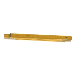 Метр Top Tools складной деревянный 2 м желтый (26C012)