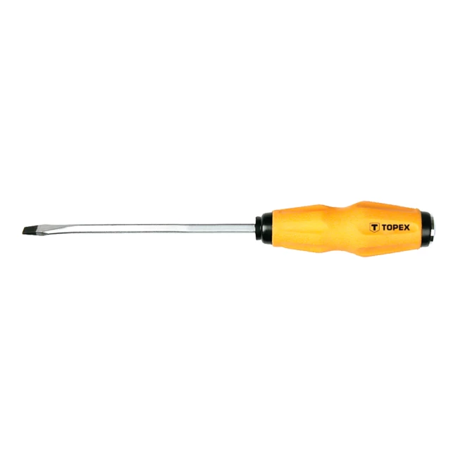 Отвертка шлицевая ударная TOPEX, 8.0 x 250 мм (39D255)