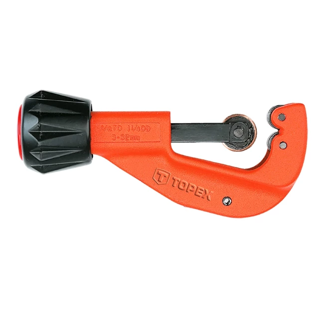 Труборез для медных и алюминиевых труб TOPEX 3-32 мм, (1/8" - 1.1/4") (34D033) Труборез для медных и алюминиевых труб TOPEX 3-32 мм, (1/8" - 1.1/4") (34D033)