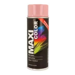 Емаль аерозольна універсальна декоративна Maxi Color RAL 3015 Світло-рожева 400мл (MX3015)