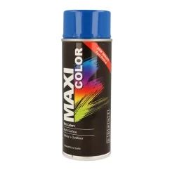 Емаль аерозольна універсальна декоративна Maxi Color RAL 5005 Сигнально-синя 400мл (MX5005)