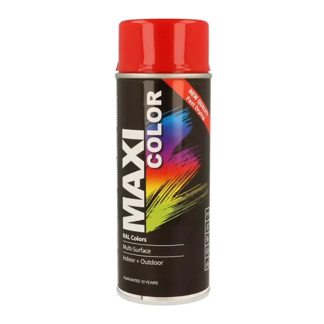 Эмаль MAXI COLOR аэрозольная декоративная красная 400 мл (MX3020)