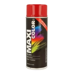 Емаль MAXI COLOR декоративна аерозольна яскраво-червона 400 мл (MX3001)